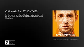 Critique du Film SYNONYMES