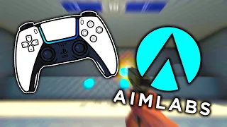 the BEST way to improve controller aim w/ AIMLABS!!! | CONTROLLER AIMING TIPS & TRICKS