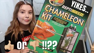 Chameleon Kit Setup + Review! | My Honest Opinion On The Reptibreeze Chameleon Kit