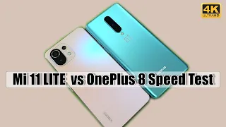 Mi 11 LITE Vs OnePlus 8 Speed Test & Camera Comparison 📱
