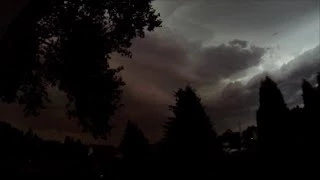 Mega Sturm / das Unwetter des 09.06.2014 in NRW / Ruhrgebiet - Gewitter, original Ton! Storm