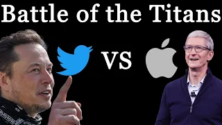 Elon Musk vs Tim Cook - Twitter vs Apple