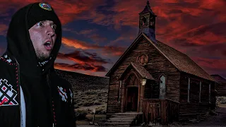 OVERNIGHT in HAUNTED CERRO GORDO GHOST TOWN | Lady in Black Dress