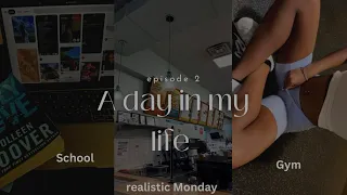 A day in a life of a HIGHSCHOOL STUDENT morning routine , school vlog, gym, etc