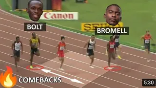 The Greatest ComeBack Win 🥇 in 100m $ 200m History