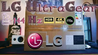 LG Gaming Monitor, 27GR93U-B (Unboxing) #lgelectronics #unboxing #4K #144hz