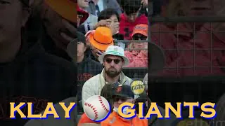 📲 Klay sits next to E-40 at SF Giants game, high fives fan after win, filmed by Mychal Mulder