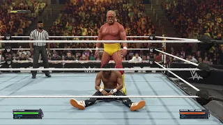 W2K24 Gameplay PC Hulk Hogan VS Ashante Adonis