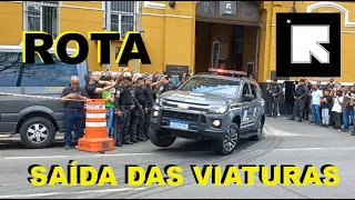 ROTA - Saída das viaturas - Aniversário de 52 anos do Batalhão Tobias de Aguiar