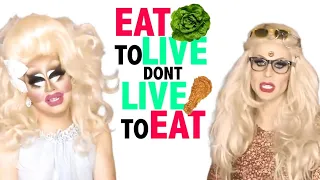 Rare footage of trixie & katya giving ACTUAL ADVICE on UNHhhh