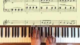 Piano Instruction Demo -- Melody Andantino Aram Khachaturian -- performed by Marcos Levy