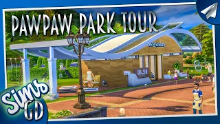 Sims 4 Park Renovation/Build | PawPaw Park Cinematic Tour