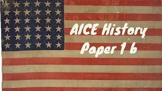 AICE History Paper 1 b