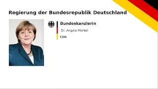 Bundestag, Vereidigung der Bundeskanzlerin und ihrer Minister