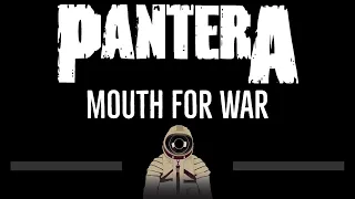 Pantera • Mouth For War (CC) 🎤 [Karaoke] [Instrumental Lyrics]