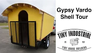 Yellow Gypsy Wagon Tour - Tiny House Vardo Shell Build