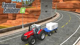 Selling Stock Bales in Farming Simulator 18 | Timelapse #skullgaming