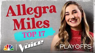 Allegra Miles Sings Billy Joel's "New York State of Mind" - The Voice Live Top 17 Performances 2020