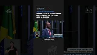 Senador JORGE SEIF (PL-SC), aliado de Jair BOLSONARO, pede desculpas por ter ido ao show da MADONNA