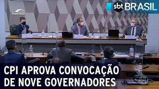 CPI da Covid-19 aprova convocação de nove governadores | SBT Brasil (26/05/21)