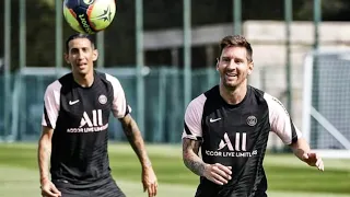 Messi ►Meeting his PSG teammates and first training in Paris ● 2021