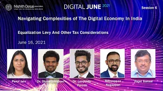 Digital June 2021 (Session VI) – Equalization Levy and Other Tax Considerations