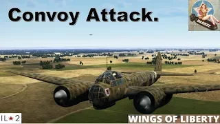 IL-2 BoS: Convoy Attack.