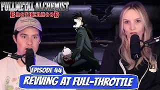 GREED LOSES HIS MIND! | FullMetal Alchemist: Brotherhood Reaction | Ep 44 "Revving at Full-Throttle"