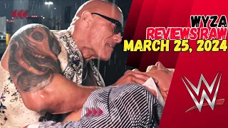 Wyza Reviews WWE Raw (March 25, 2024)