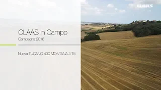 CLAAS In Campo. Nuova TUCANO 430 MONTANA 4 T5 mietitrebbia 2019.