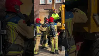 Geen echt boerenprotest in het centrum, maar een brandweerwedstrijd