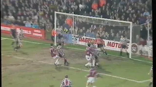 West Ham United 2 - 1 Grimsby Town March 1993