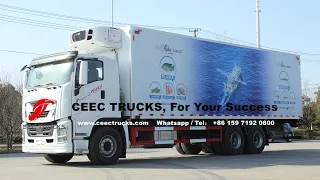 ISUZU GIGA heavy duty 20tons refrigerated truck freezer vehicle 6x4 reefer tanker truck