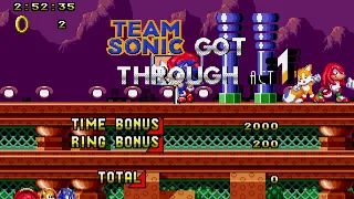 Sonic Classic Heroes: Sonic the Hedgehog Chaotix Style 3 player Netplay 60fps