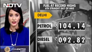 Fuel Prices At All-Time High. Petrol Crosses Rs 104-Mark In Delhi, Goes Past Rs 110-Mark In Mumbai