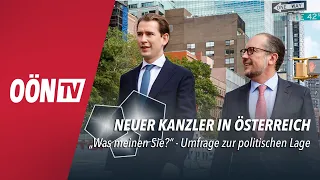 "Was meinen Sie?" | Neuer Kanzler - Schallenberg ersetzt Kurz. [Umfrage in Linz]