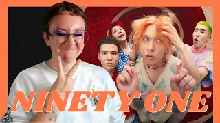 NINETY ONE - SURAQTAR | Official Music Video MV REACTION (french)🇧🇪