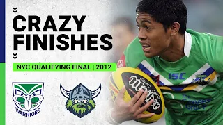 Crazy Rugby League Finishes | New Zealand Warriors v Canberra Raiders - NYC Finals, 2012 | NRL