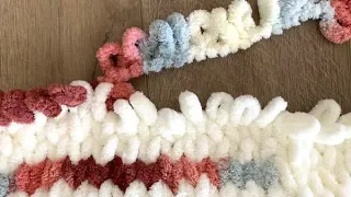 How to Make a Loop Yarn Blanket