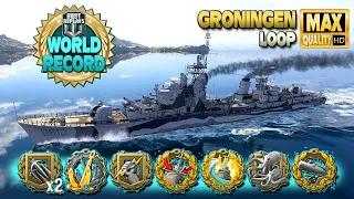 Groningen: NA damage record *zoom warning* - World of Warships