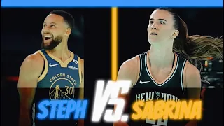 Steph Curry vs. Sabrina Ionescu 3-Point Contest| 2024 NBA All-Star Weekend