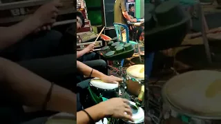 pemain gendang , drummer dd75 nekat manggung