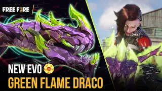 [EVO] M1014 - Green Flame Draco l Garena Free Fire