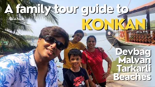 How to Plan a Konkan Trip? Malvan Devbag Tarkarli Tourist Places | Nivati Beach