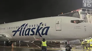 EXCLUSIVE: More concerns as Alaska Airlines flight arrives at gate with open cargo door