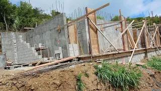 The Journey - Basement Block Work Completed & Casting of The Main Vertical Columns - Ep. 43