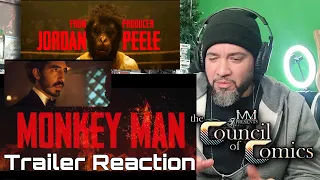 MONKEY MAN TRAILER REACTION! NEW JORDAN PEELE MOVIE! #trailerreaction #monkeyman #johnwick