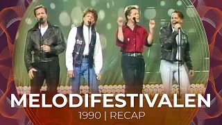 Melodifestivalen 1990 (Sweden) | RECAP