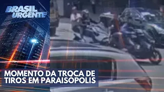 Exclusivo: momento da troca de tiros em Paraisópolis