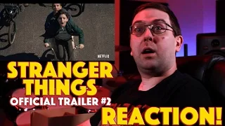 REACTION! Stranger Things Official Trailer #2 - Netflix Series 2016